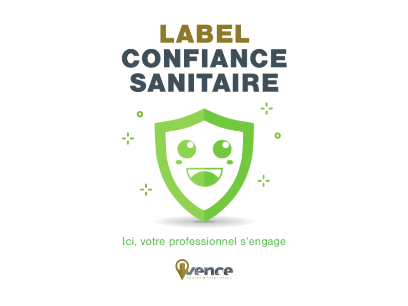 Label Confiance Sanitaire Ville de Vence