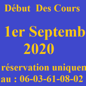 Rentrée 2020